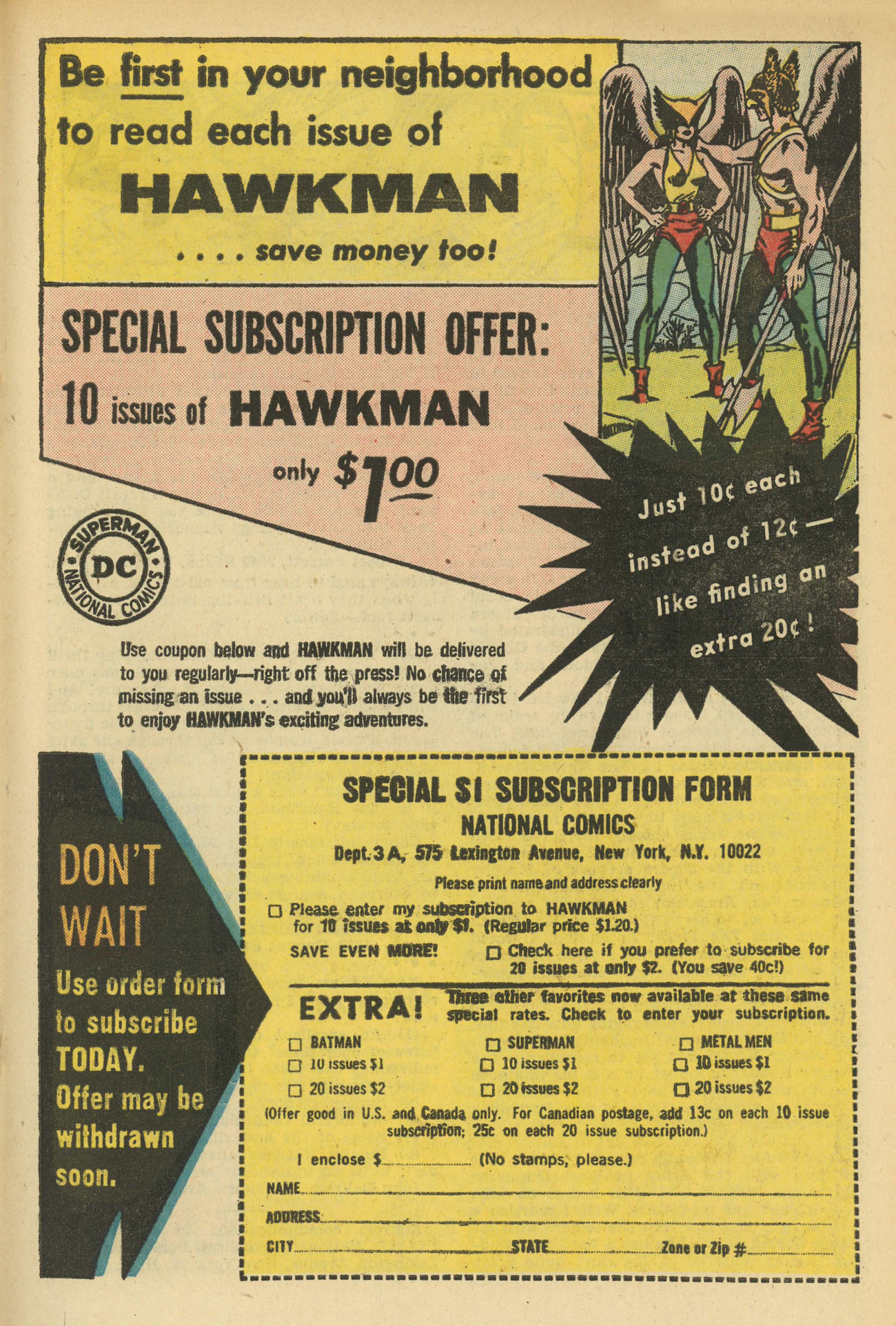 Read online Hawkman (1964) comic -  Issue #2 - 19