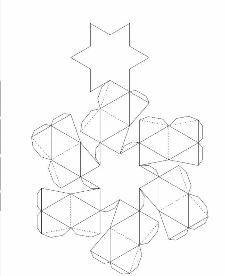 Паперкрафт геометрические фигуры схемы распечатать
