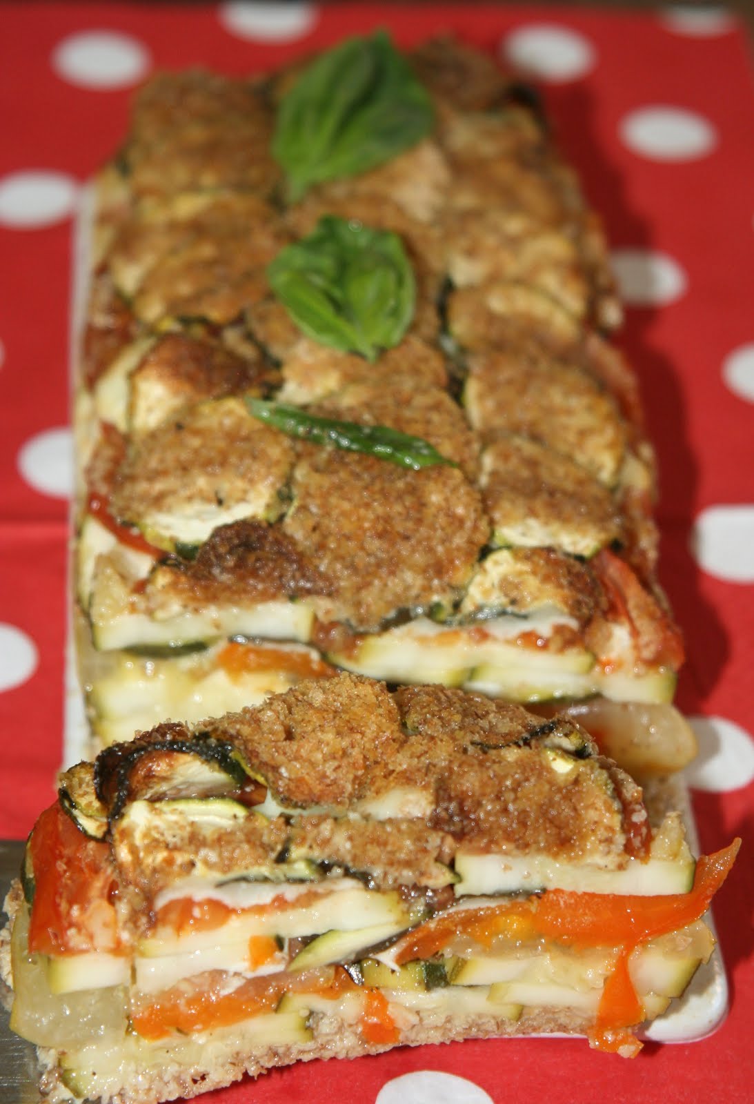 TERRINE DE COURGETTES ET TOMATES