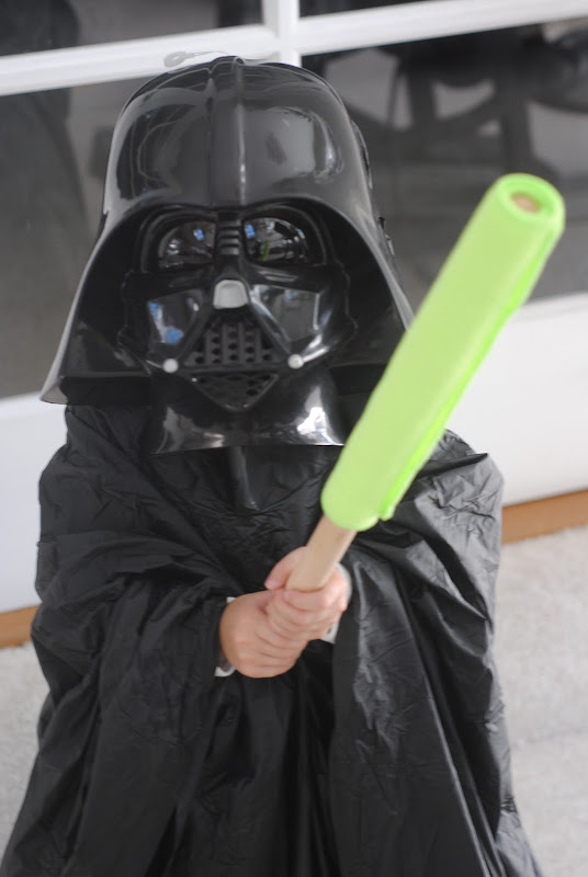 Homemade DIY Star Wars Darth Vader Costume Halloween