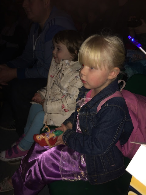 Toddlers watching Disney on Ice in Newcastle