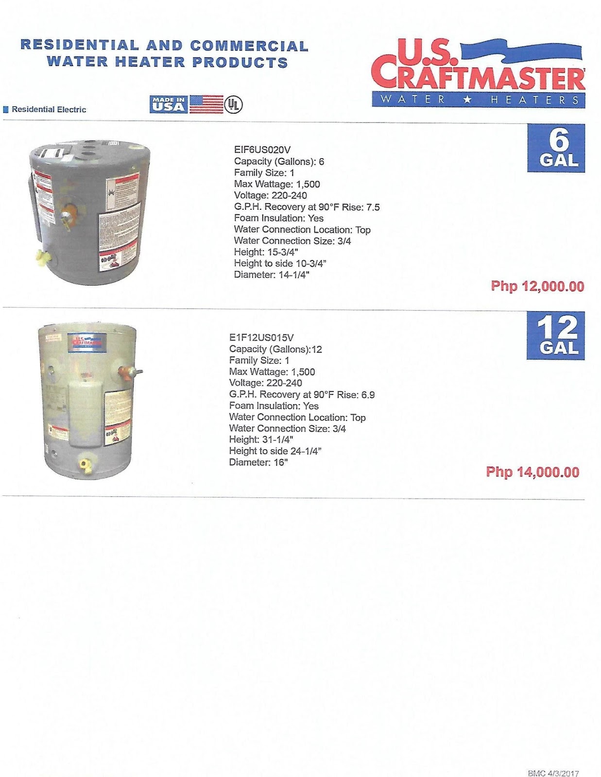 Us Craftmaster Water Heater Serial Number Lookup / American Or American
