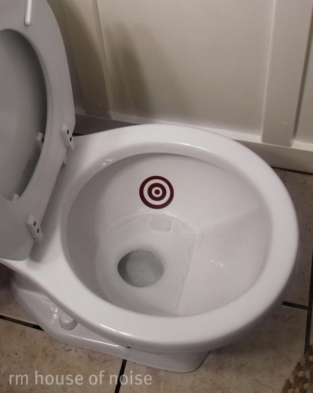 House of Noise... I mean boys. Toilet Target