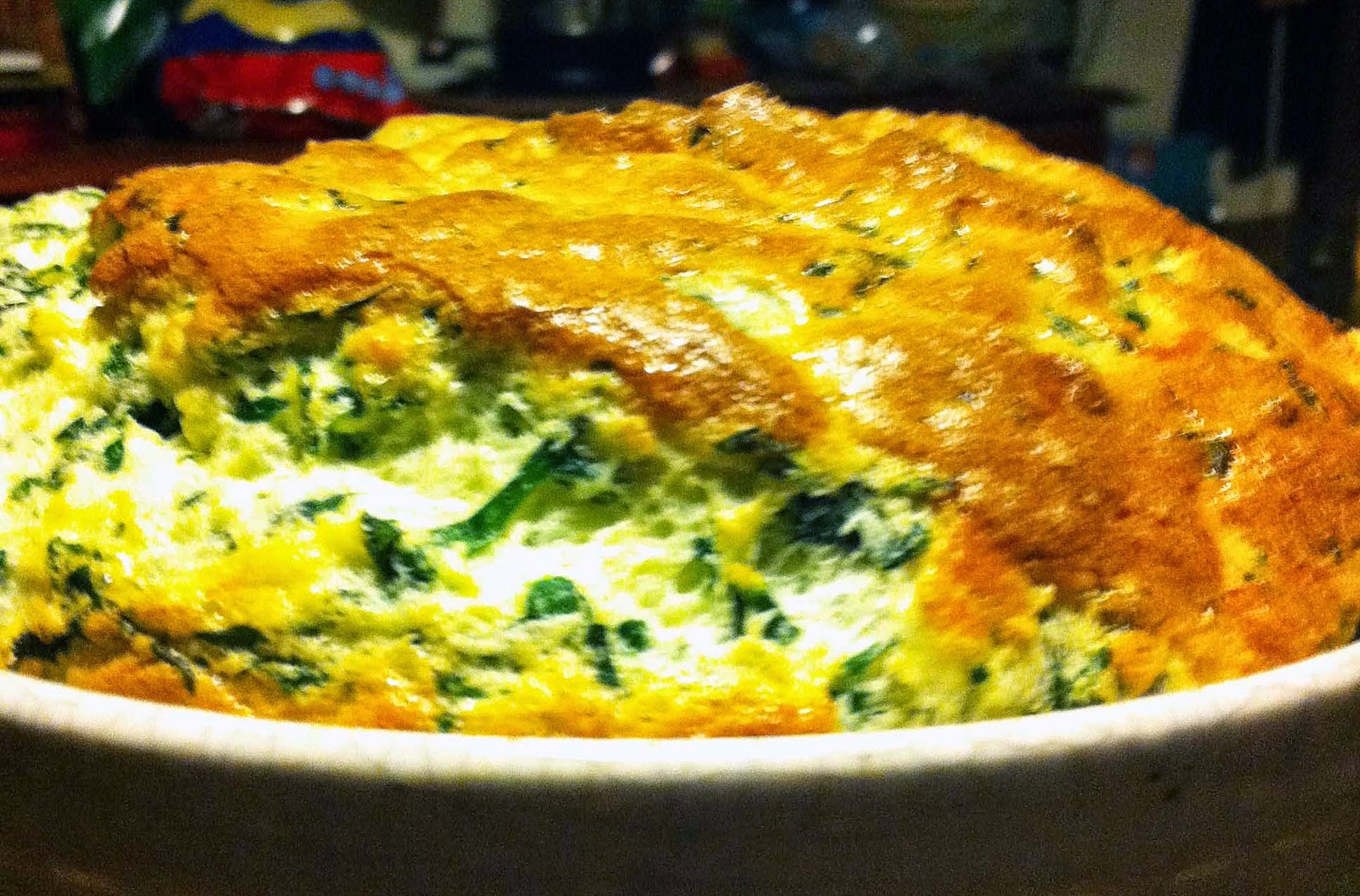 Alf Cooks Vegetarian Spinach Soufflé