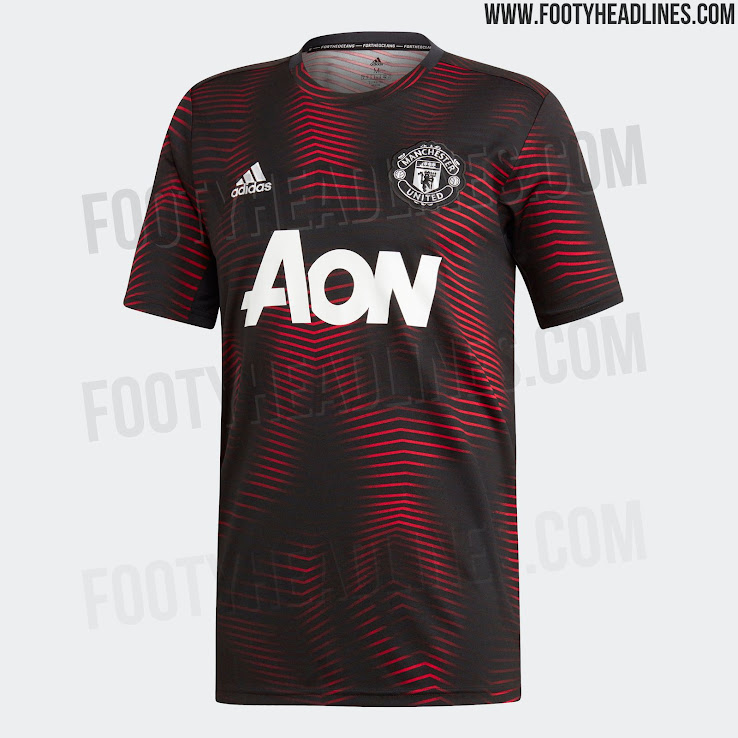 man utd pre match jersey
