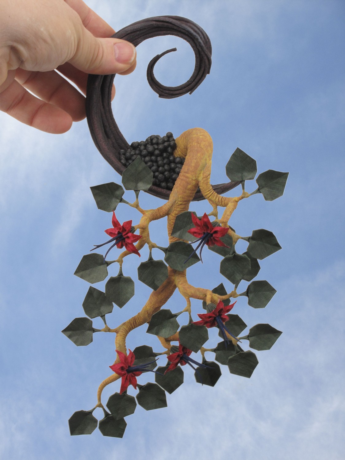 paradis express Origami ikebana