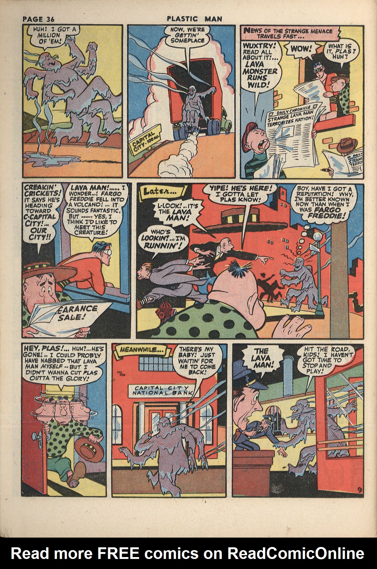 Read online Plastic Man (1943) comic -  Issue #2 - 38