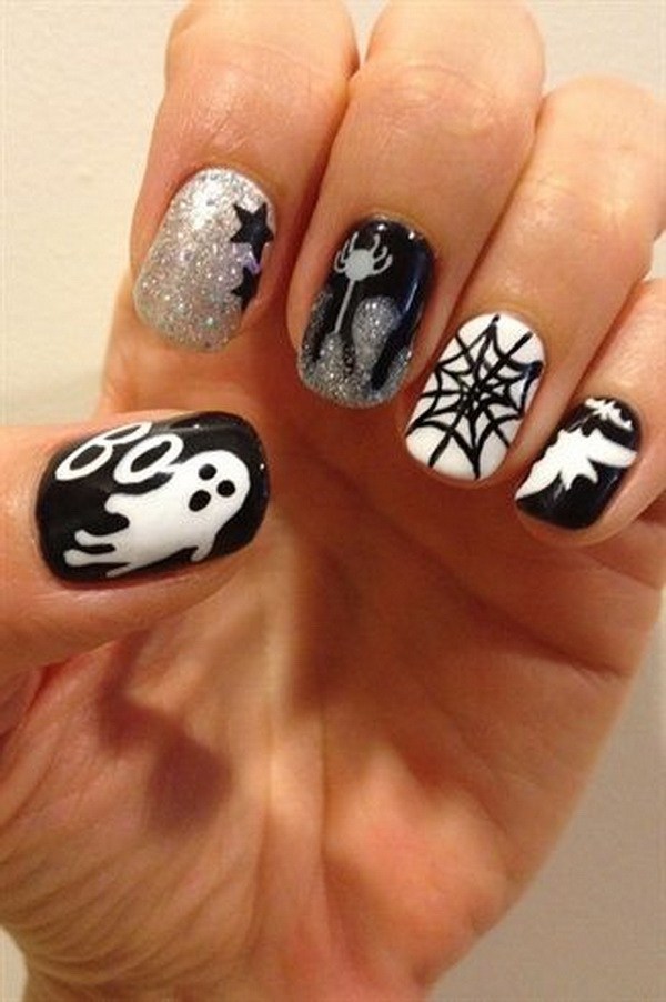 Scary Halloween Nail Art Ideas