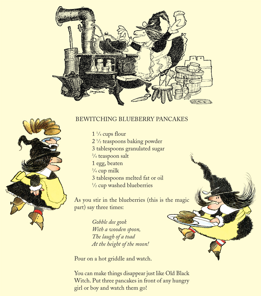 Children's Atheneum Old Black Witch Blueberry Pancake Recipe