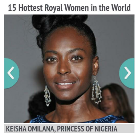 1 Erm, biko my people, does Nigeria have a Princess? See this!