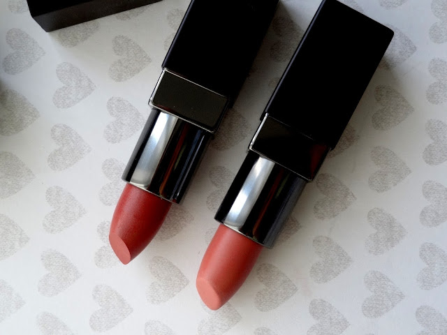 Laura Mercier Velour Lovers Lip Colors in Embrace and Sensual Review, Photos, Swatches