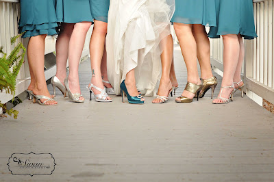 bridesmaids wedding shoes