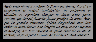crows cité corrompue Leigh Bardugo