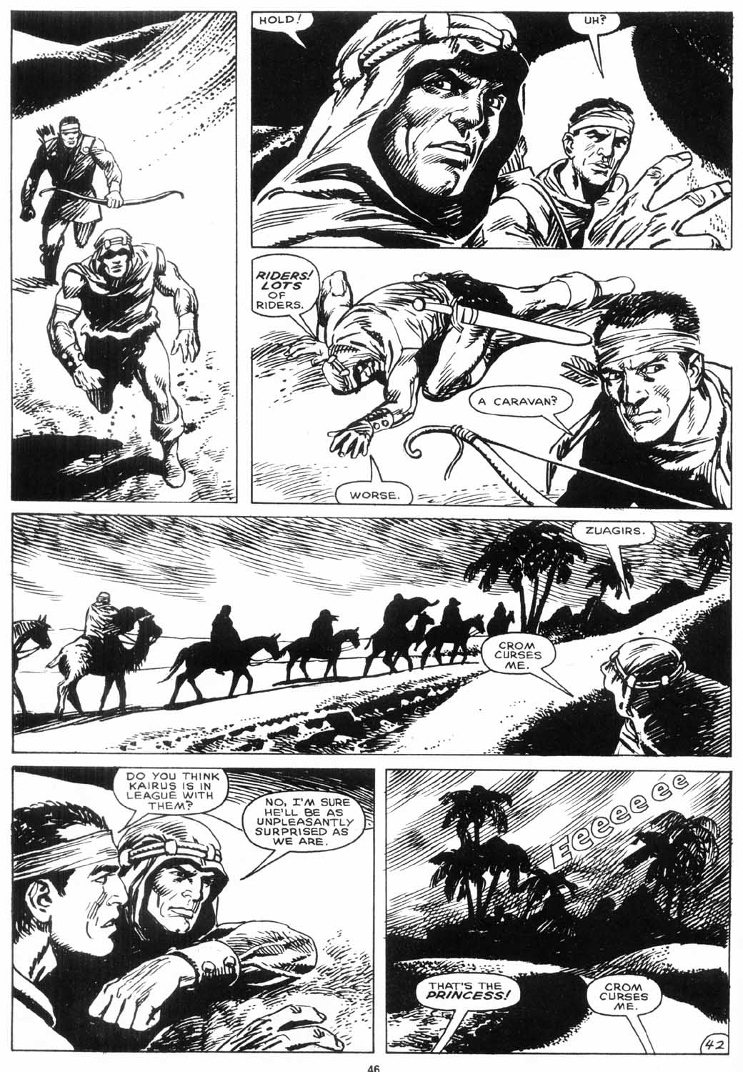 Read online The Savage Sword Of Conan comic -  Issue #156 - 45