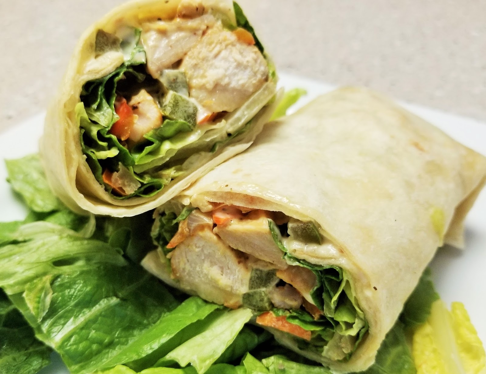 Wraps de fajita de pollo Recetas Con Sabor Latino