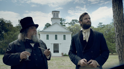 Mark Boone Junior and Armie Hammer in The Birth of a Nation