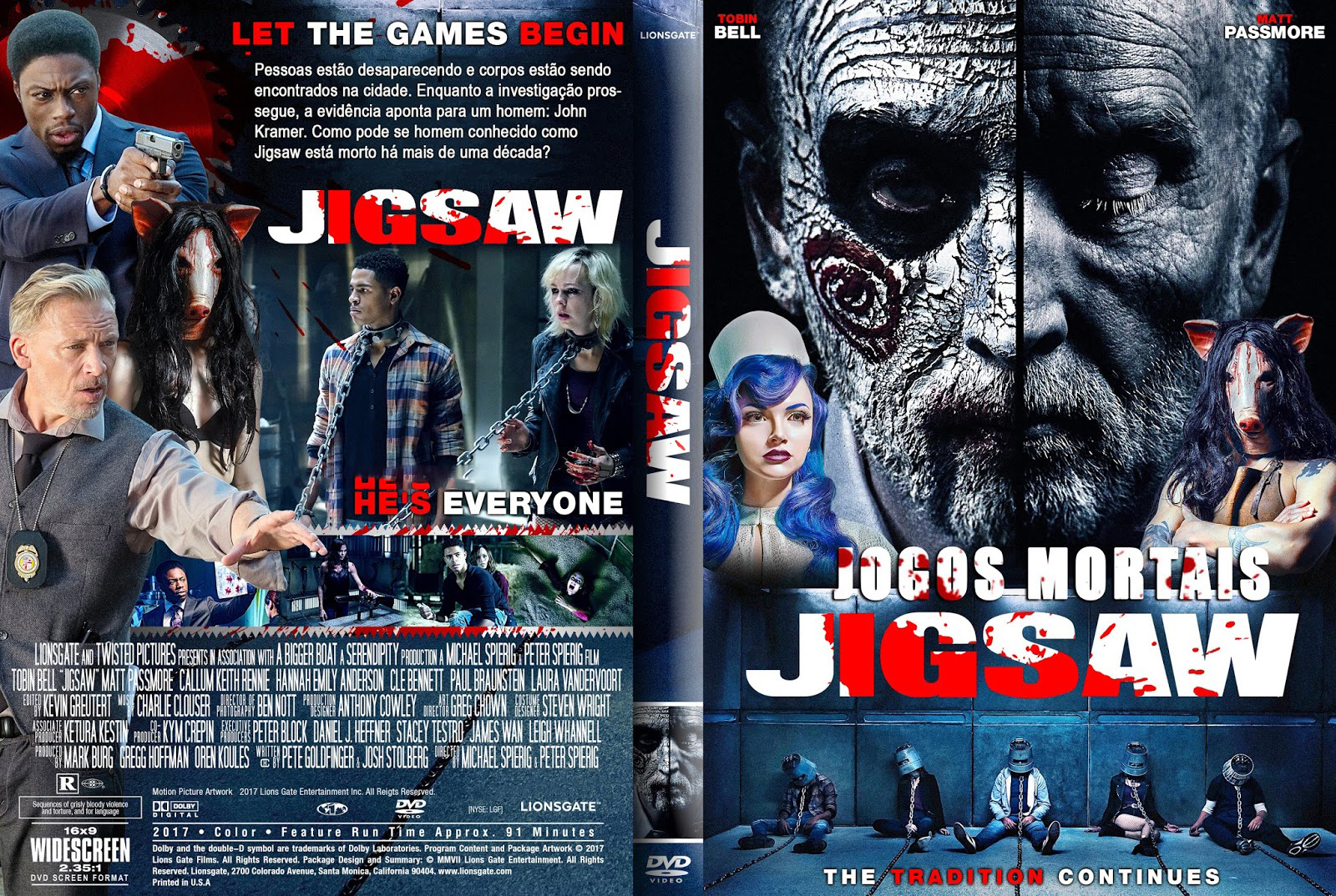 Videos e Capas CAPA JOGOS MORTAIS JIGSAW