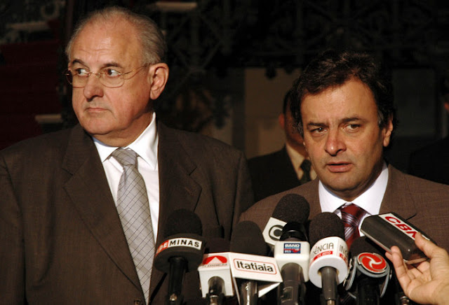 Nelson Jobim e Aécio Neves