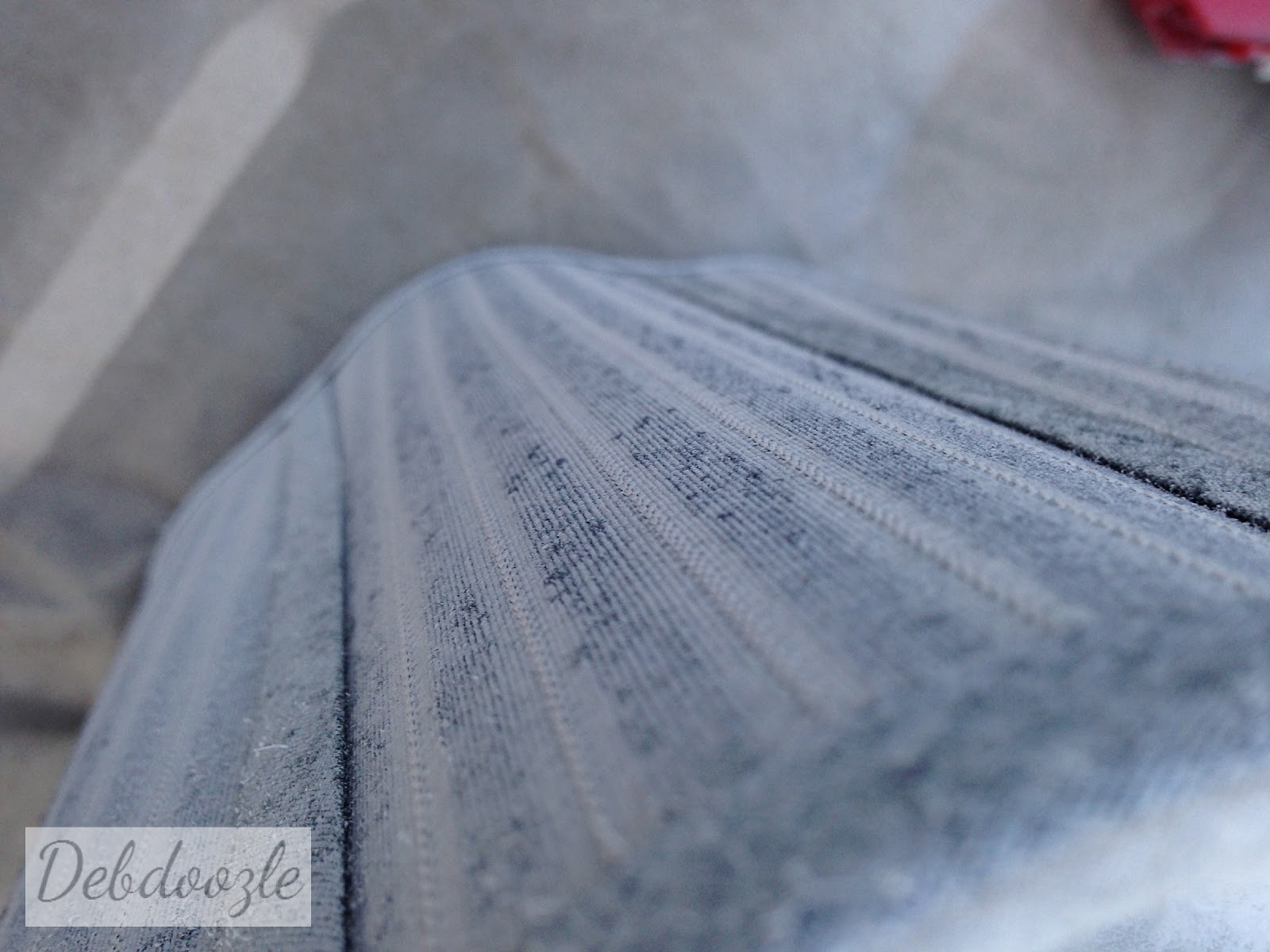 Debdoozle Spray Painting Black Fabric Lampshades (no fabric medium)