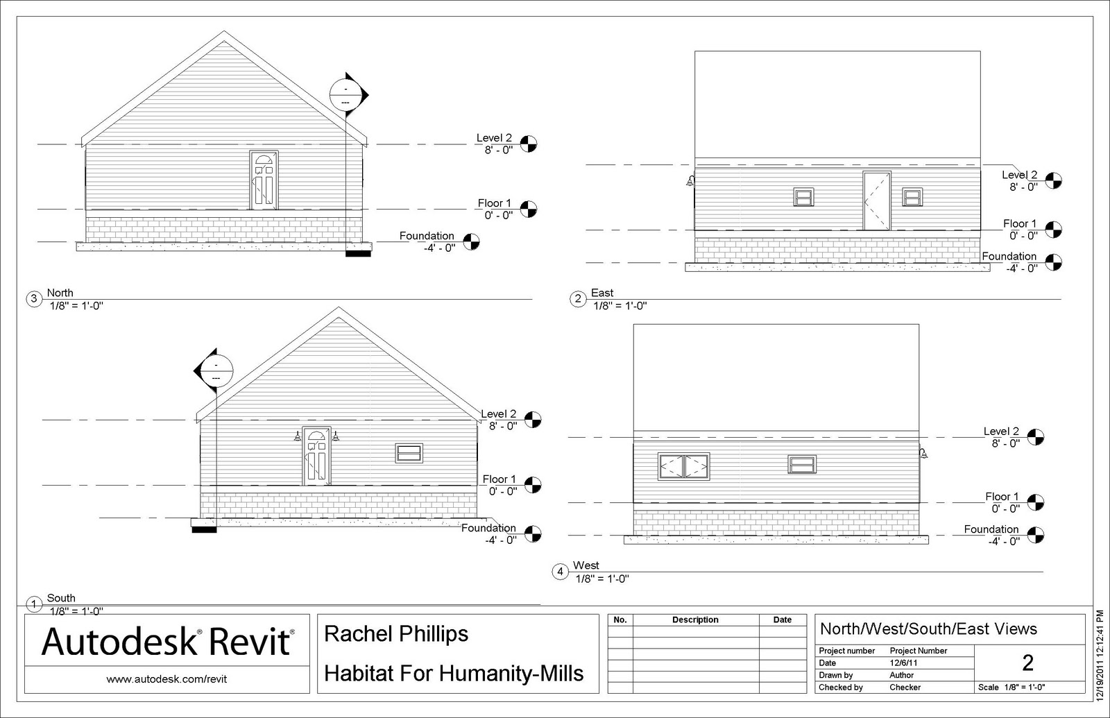 Rachel's CEA Habitat For Humanity (Rendering&Floor Plans)