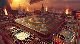 screenshot of the Sky Arena in ARMS