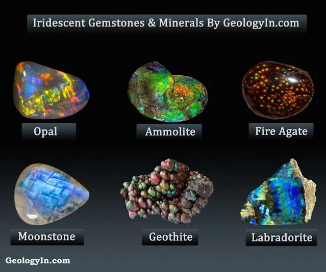 Types of Iridescent Gemstones & Minerals