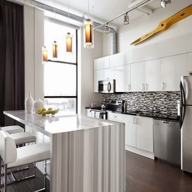 Dapur yang Nyaman dan Elegan Dapur yang Nyaman dan Elegan