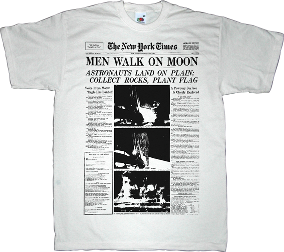 nasa apollo XI neil armstrong anniversary science cosmos moon t-shirt ephemeral-t-shirts