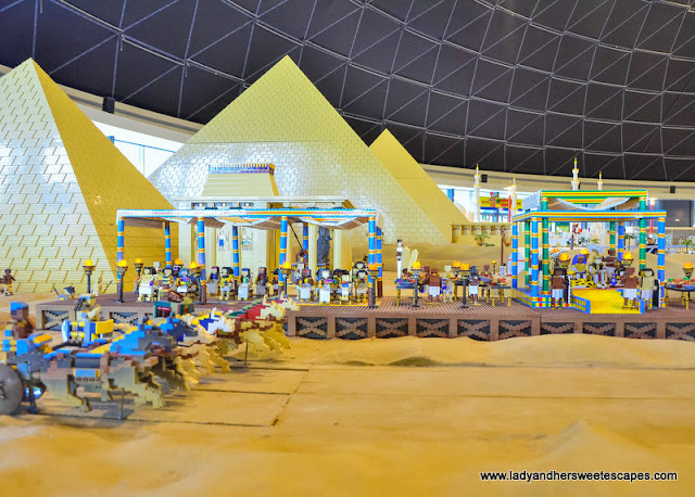 pyramids at Legoland Dubai Miniland 