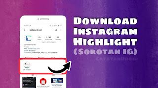 Cara Download Sorotan IG (Instagram Highlight)