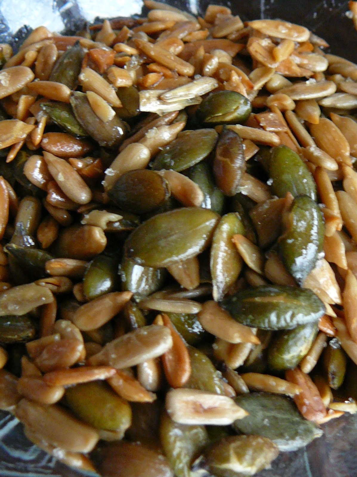 Toast Pumpkin and Sunflower Seeds Truely Delicious