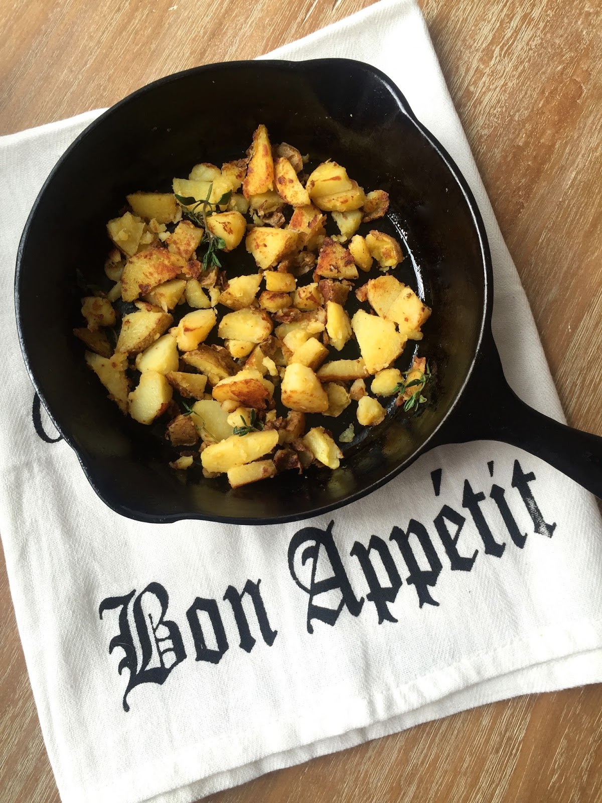 Skillet Thyme Potatoes