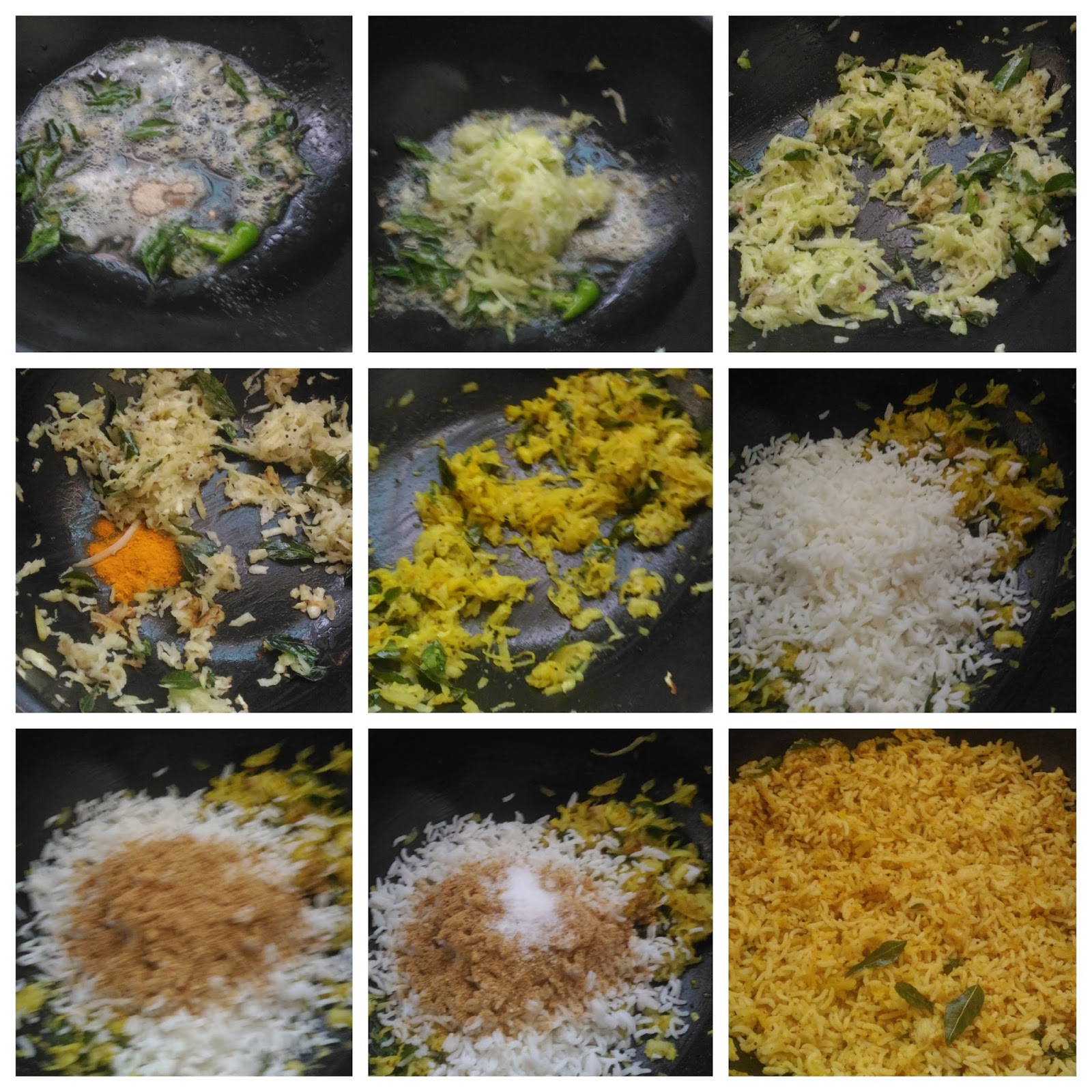 Andhra Style Raw Mango Rice Recipe / Mamidikaya Pulihora Recipe ...