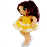 patron gratis muñeca amigurumi | free pattern amigurumi doll 