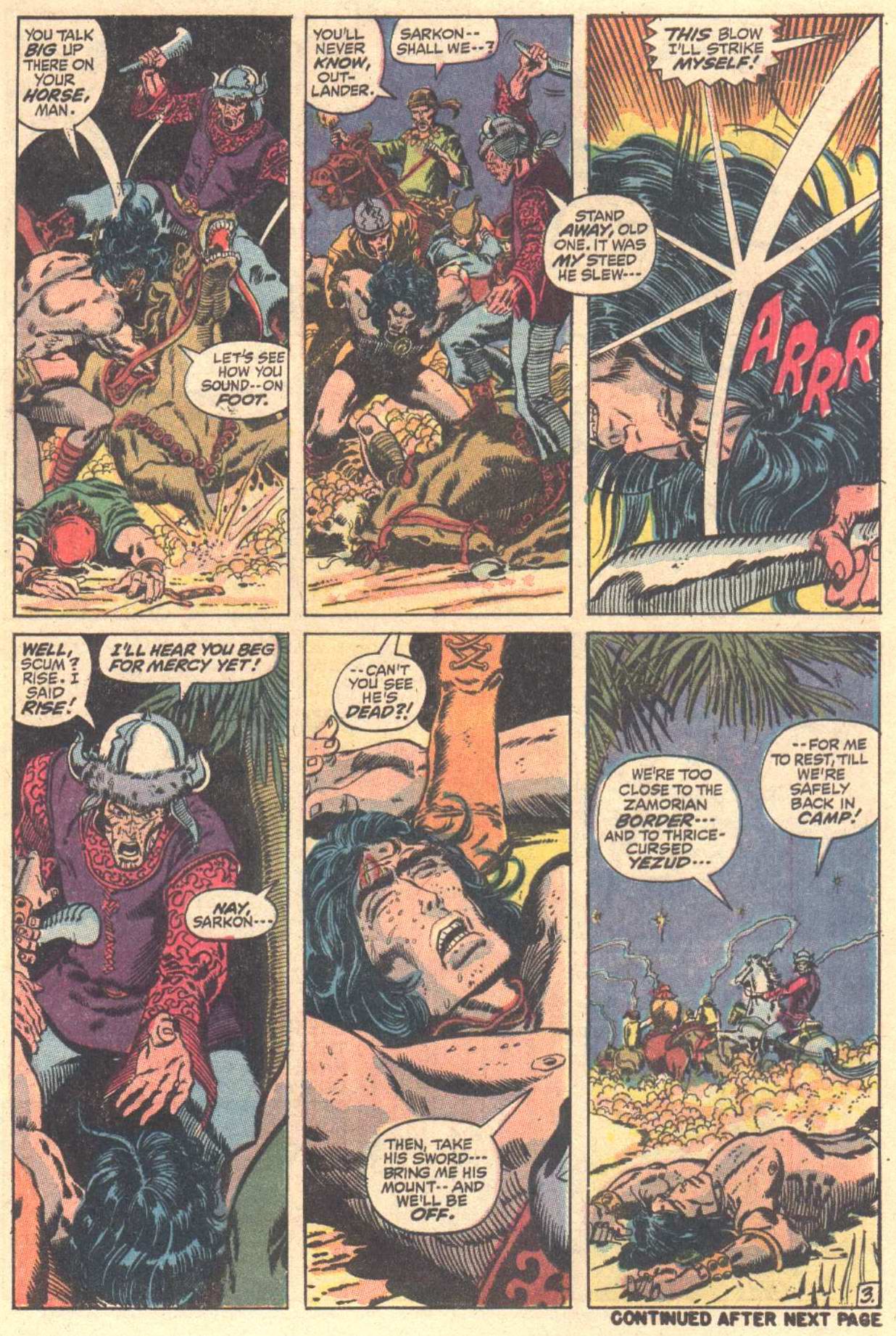 Read online Conan the Barbarian (1970) comic -  Issue #13 - 4