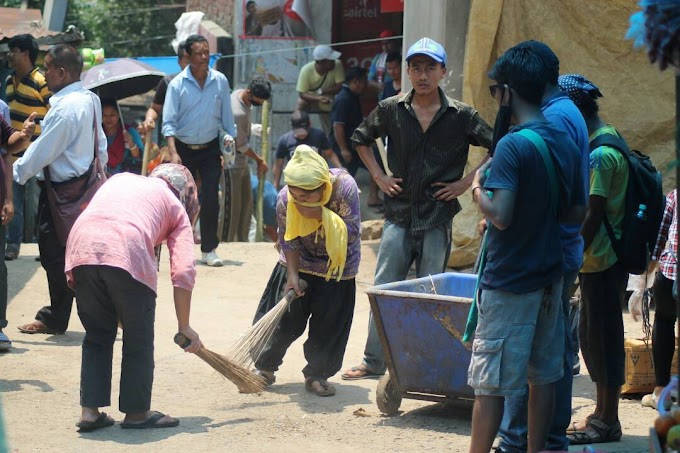 Christians Youth of Haflong Cleans Haflong Town 