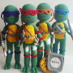 PATRON GRATIS  LAS TORTUGAS NINJA AMIGURUMI 20234