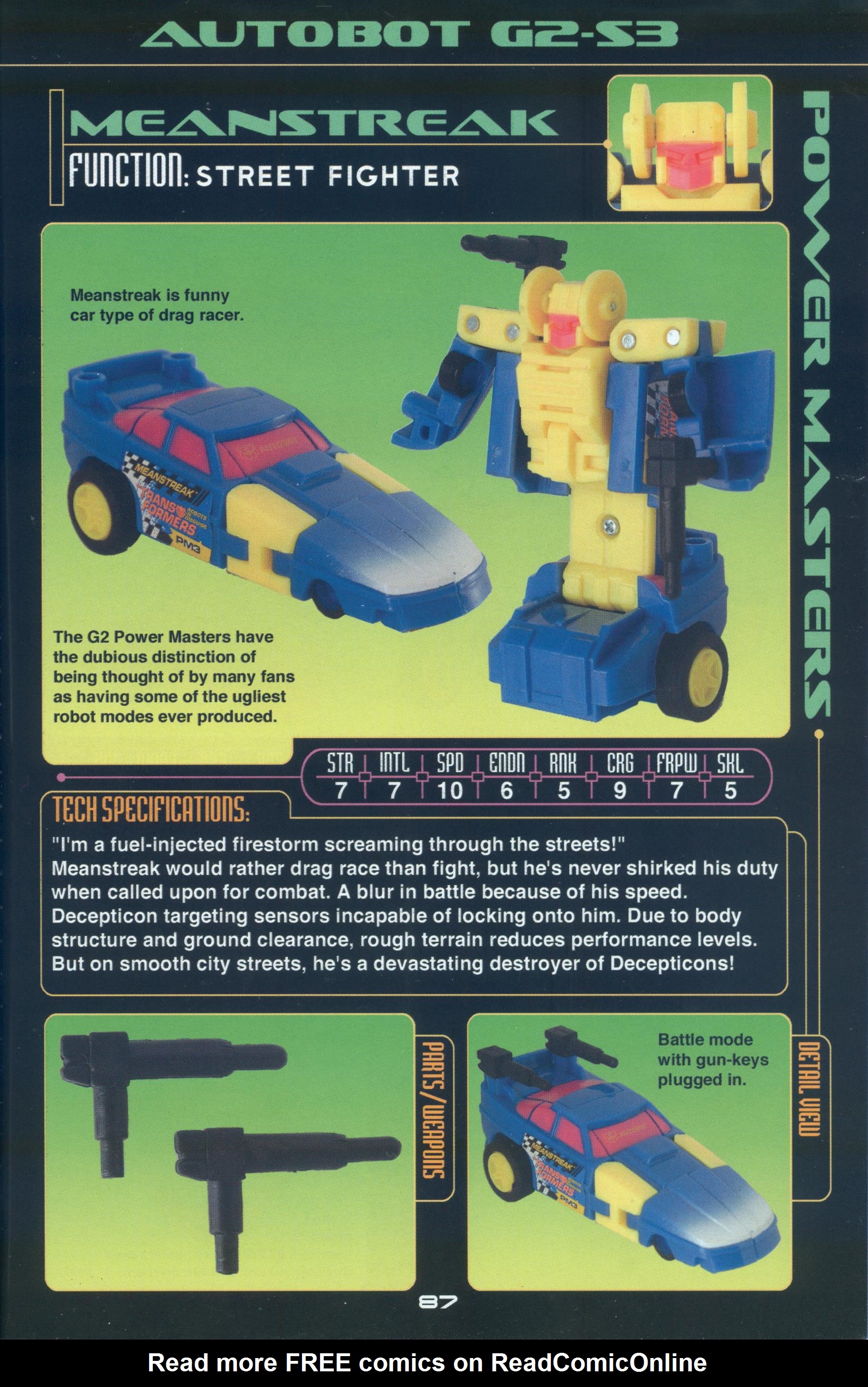 Read online Cybertronian: An Unofficial Transformers Recognition Guide comic -  Issue #6 - 89