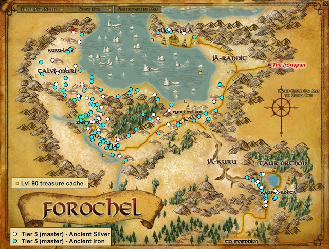 Wonderful Places in LOTRO's Middle Earth: Ore in Lotro, and where to ...