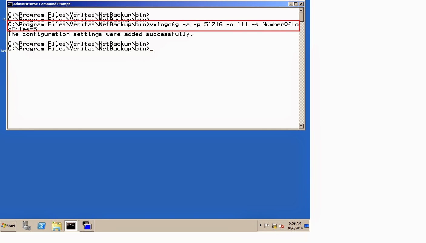 Remote Infrastructure Management Symantec Netbackup 7.6.0.1 Command