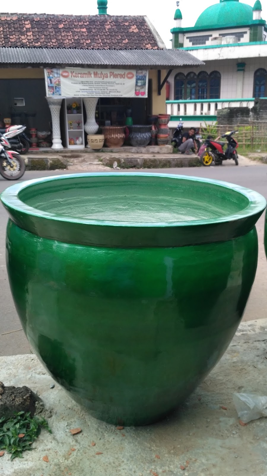  Pot Gentong  Keramik Mulya Plered