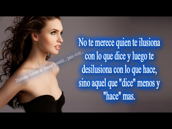 Imagen No Te Merece Quien Te Ilusiona | Mil Imagenes de Amor