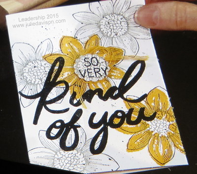 Stampin' Up! Petal Potpourri + Big On You Card from Leadership 2015 #stampinup #occasions