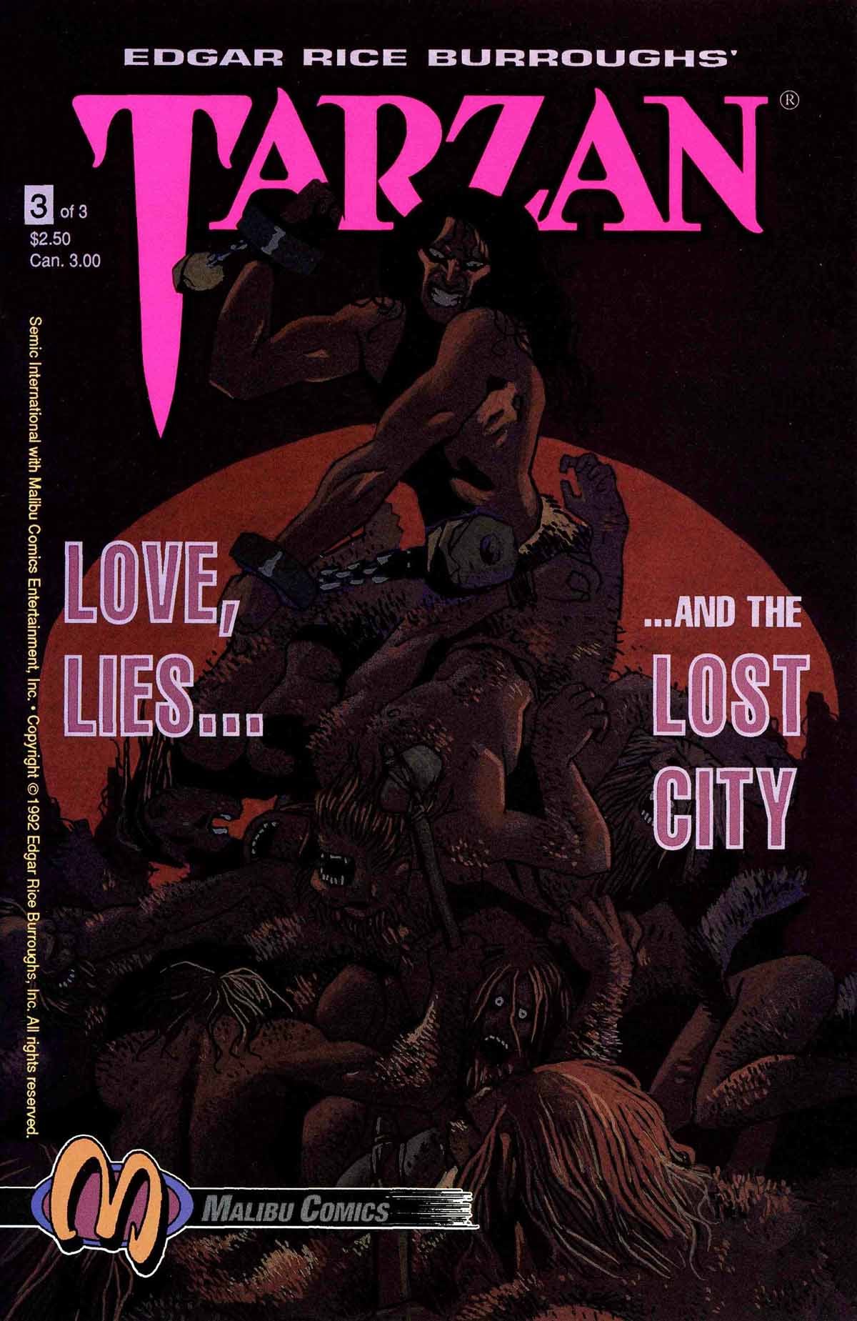 Read online Tarzan: Love, Lies and the Lost City comic -  Issue #3 - 1
