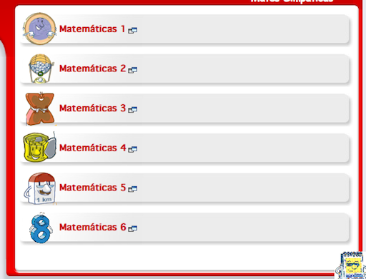 RECURSOS DE MATEMÁTICAS DE 1º A 6º DE PRIMARIA