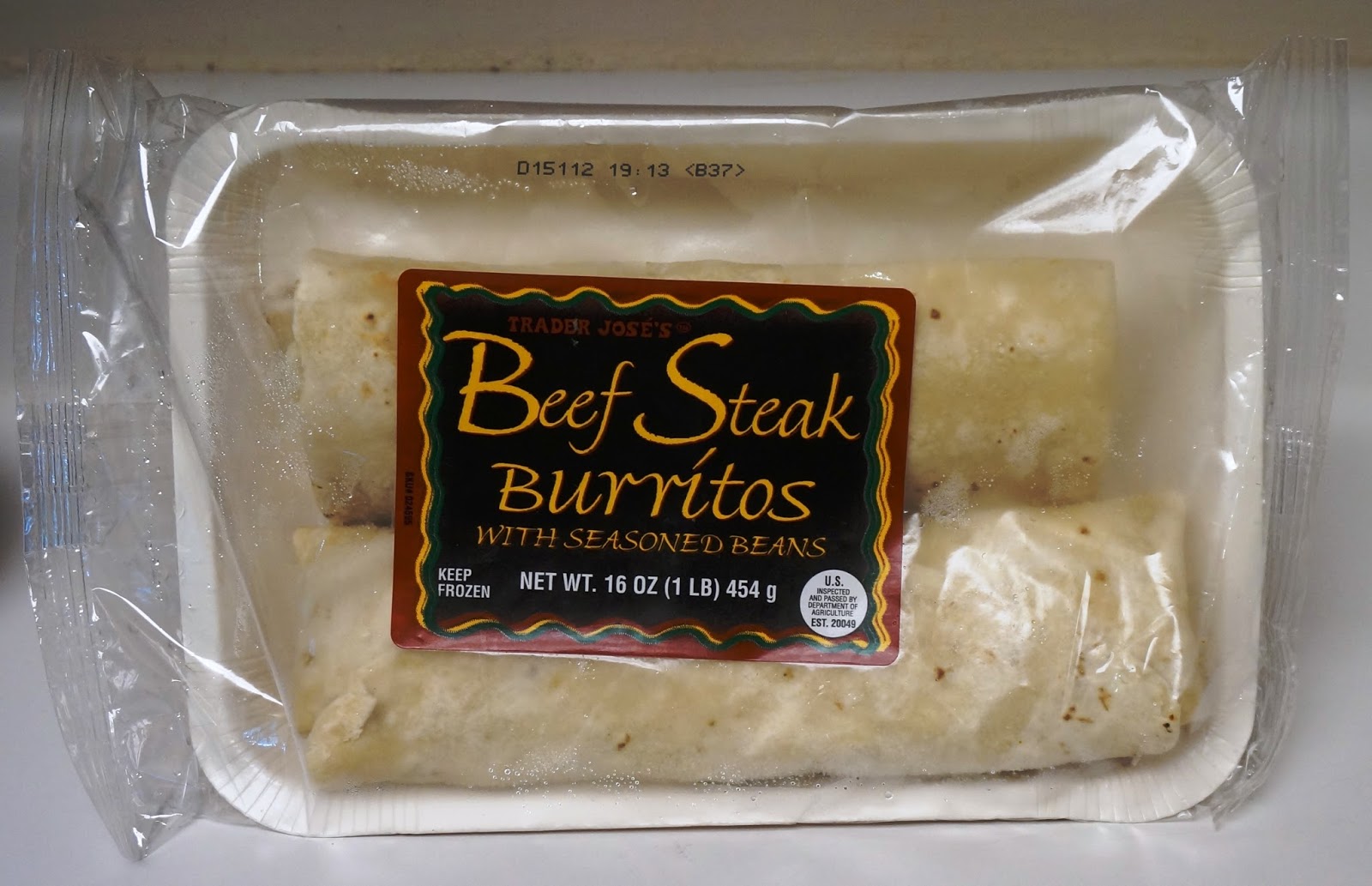 Exploring Trader Joe's Trader Joe's Beef Steak Burritos With Seasoned