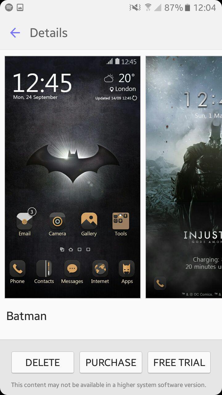 S7 Injustice Ed Theme For All Samsung Devices 6 0 1 Androbliz Uk He's consistently ranked a 7 out of 7 in handbooks for fighting ability, yet. s7 injustice ed theme for all samsung