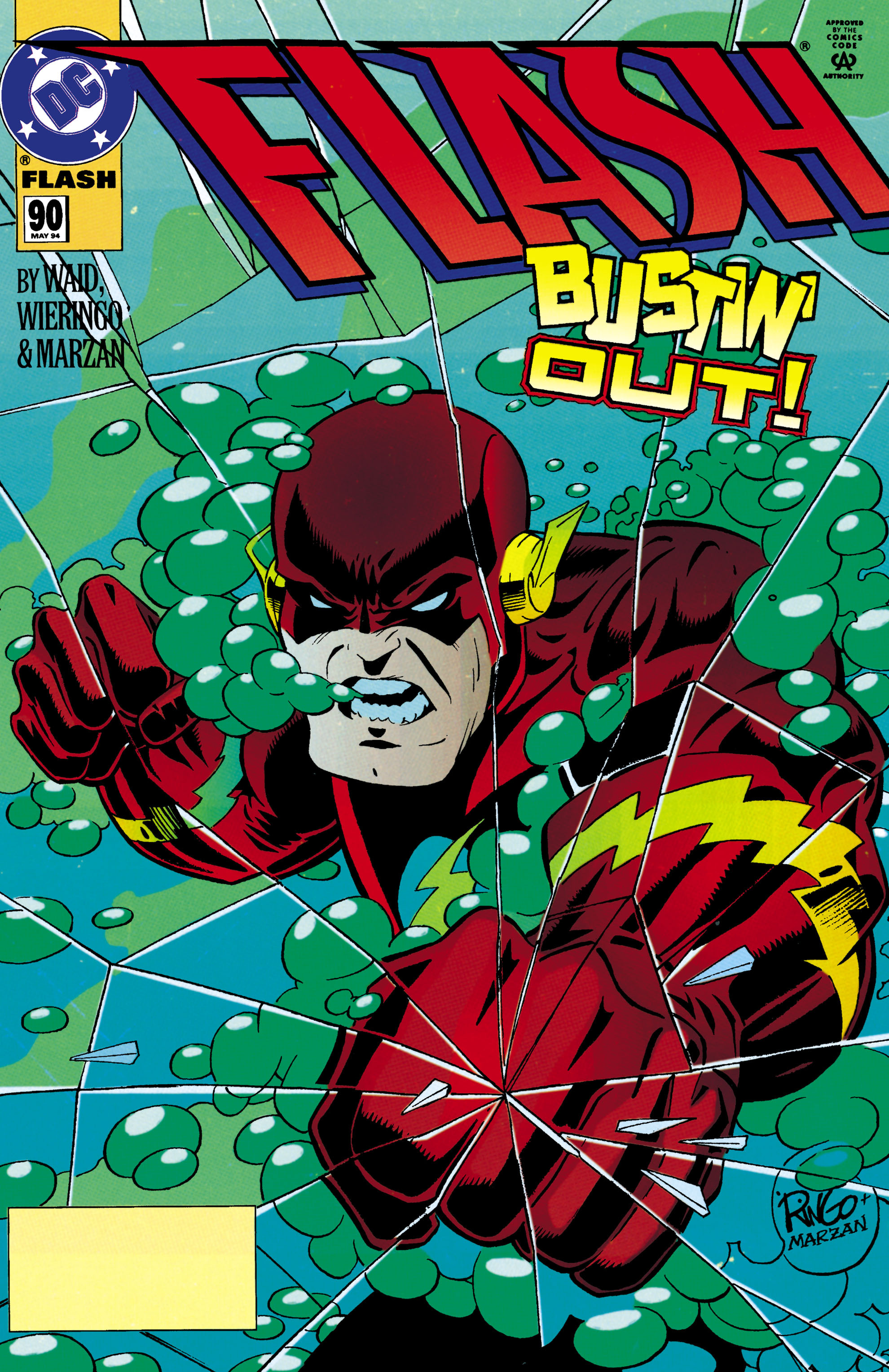 Read online The Flash (1987) comic -  Issue #90 - 1
