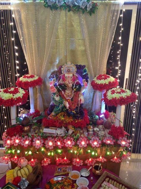 Ganpati Decoration Ideas for Home