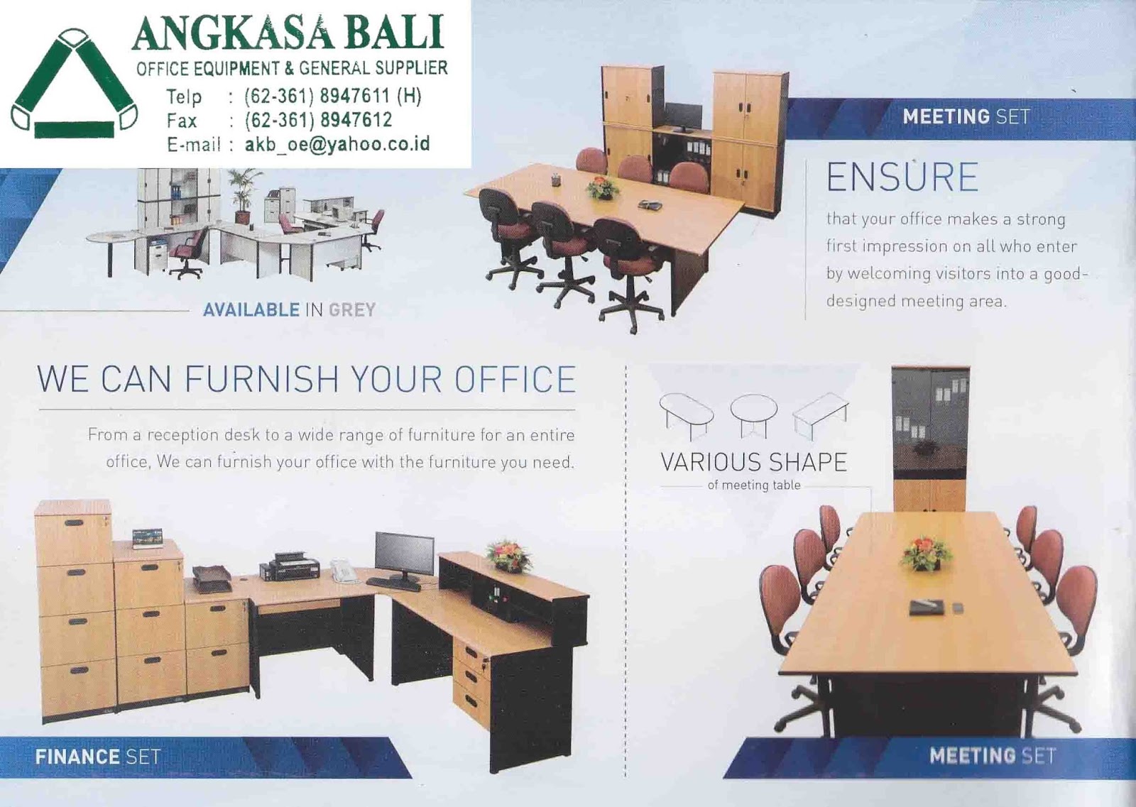Angkasa Bali Furniture Distributor Kursi  Meja  Kantor  Bali